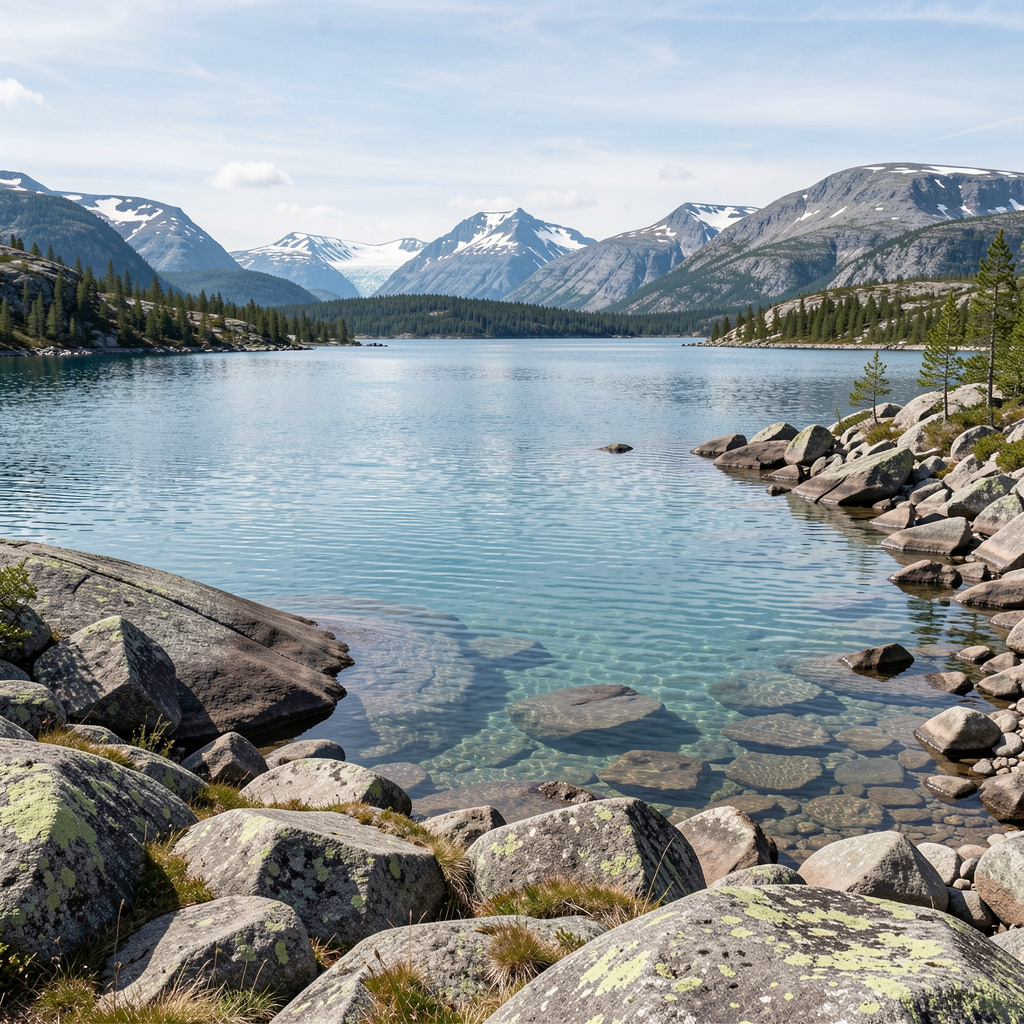 Pristine Finnish nature landscape representing purity and natural wellness origins